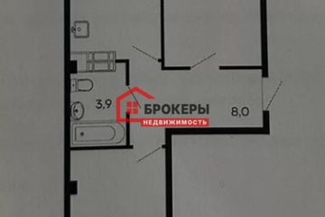 2-к квартира, 58,5 м², 7/10 эт.