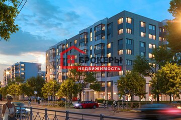 1-к квартира, 66,8 м², 6/9 эт.